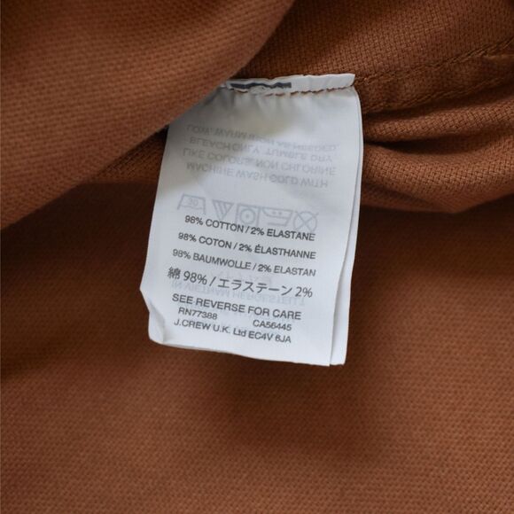 MADEWELL Women's A-Line Mini Skirt Terracotta Size 4 - Picture 4 of 6